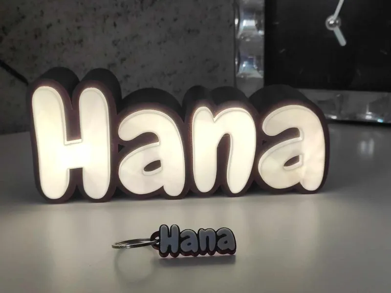Hana – personalizowana lampka LED