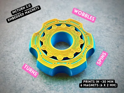 McTurn 2.0 - Smooth, high-quality Fidget
