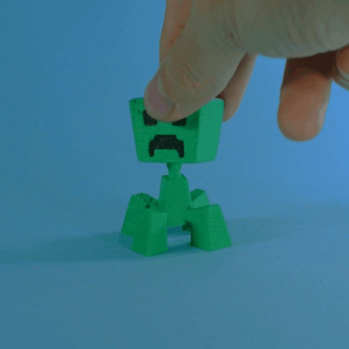 Minecraft Creeper | Articulated Creeper Head