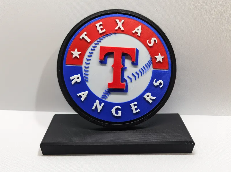 Texas Rangers Display Plaque