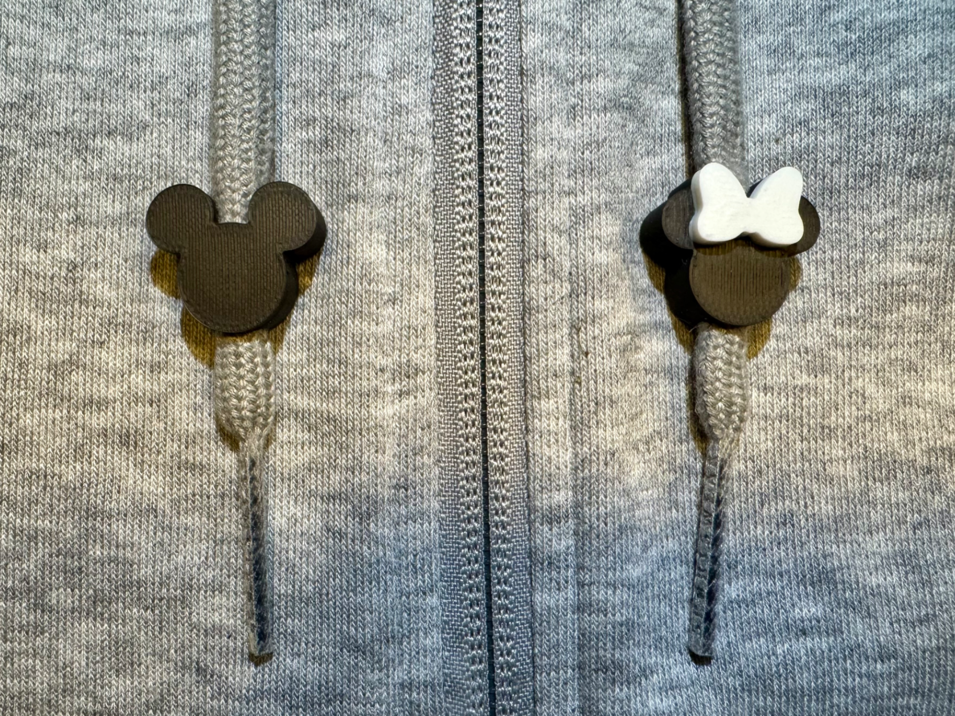 Mickey Mouse Minnie hoodie charms string decor