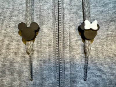 Mickey Mouse Minnie hoodie charms string decor
