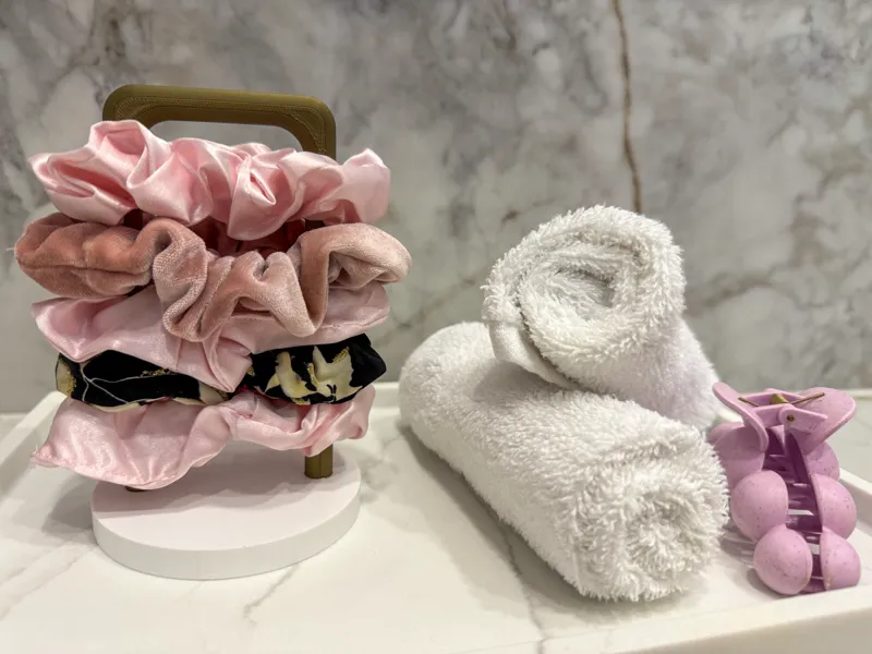 Modern Minimalist Hair Tie Scrunchie Holder Stand