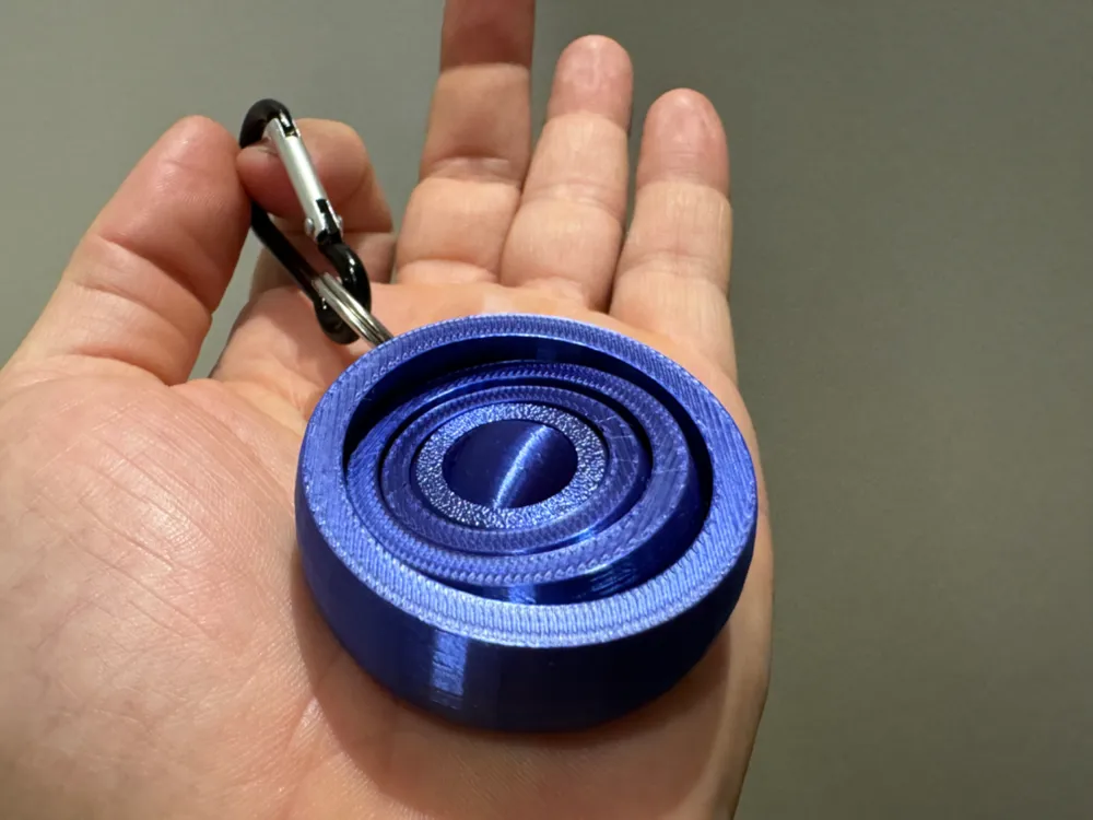 Fidget Spinner Keychain by ghostchili3d MakerWorld