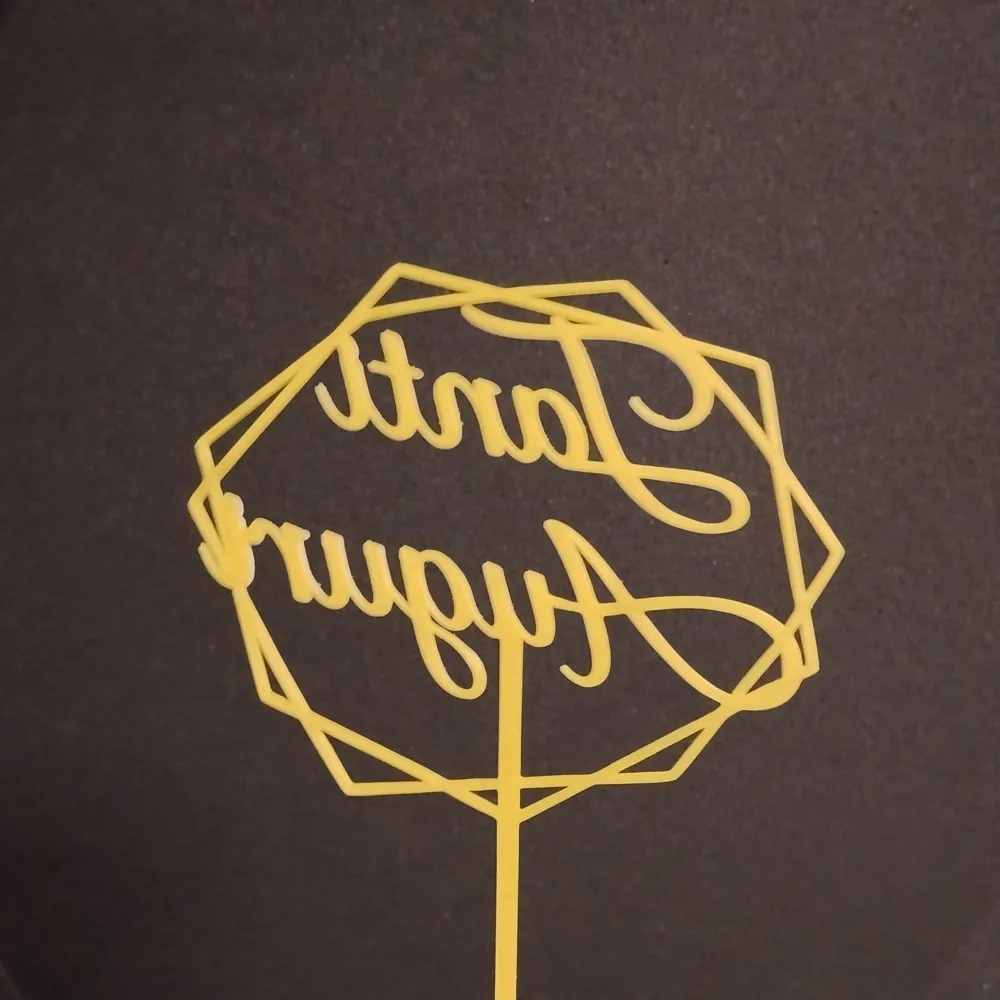 Many Toppers Many Wishes Topper β Geometric Design - Free 3D Print Model - MakerWorld