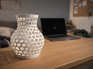 Parametric Lattice Vase – Bambu Lab Tested