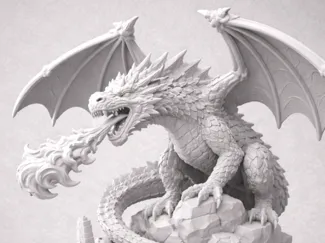 sculpture dragon