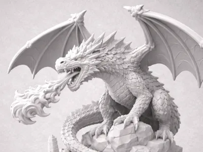 sculpture dragon