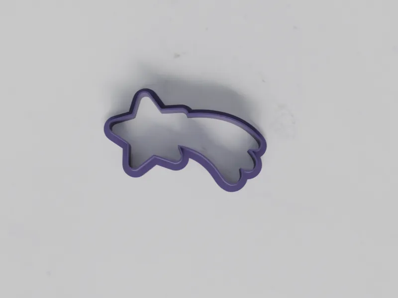 Shooting Star Cookie Cutter