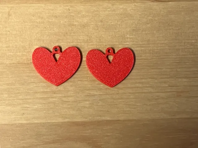 heart earrings