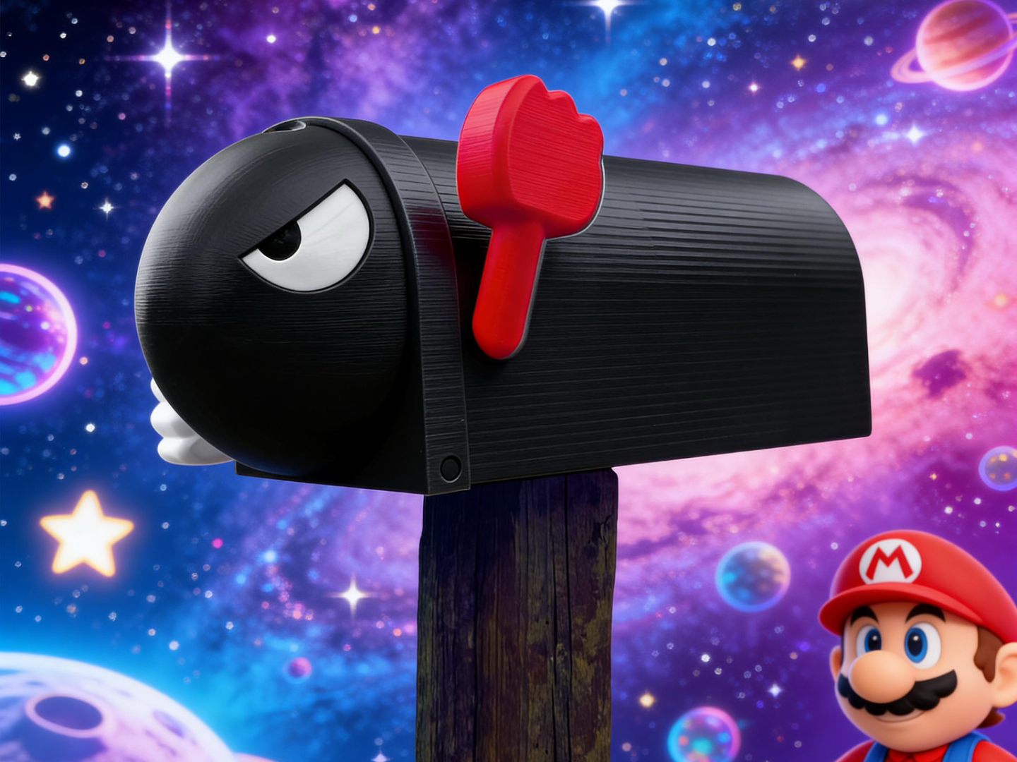 Bullet Bill Mailbox Full Size