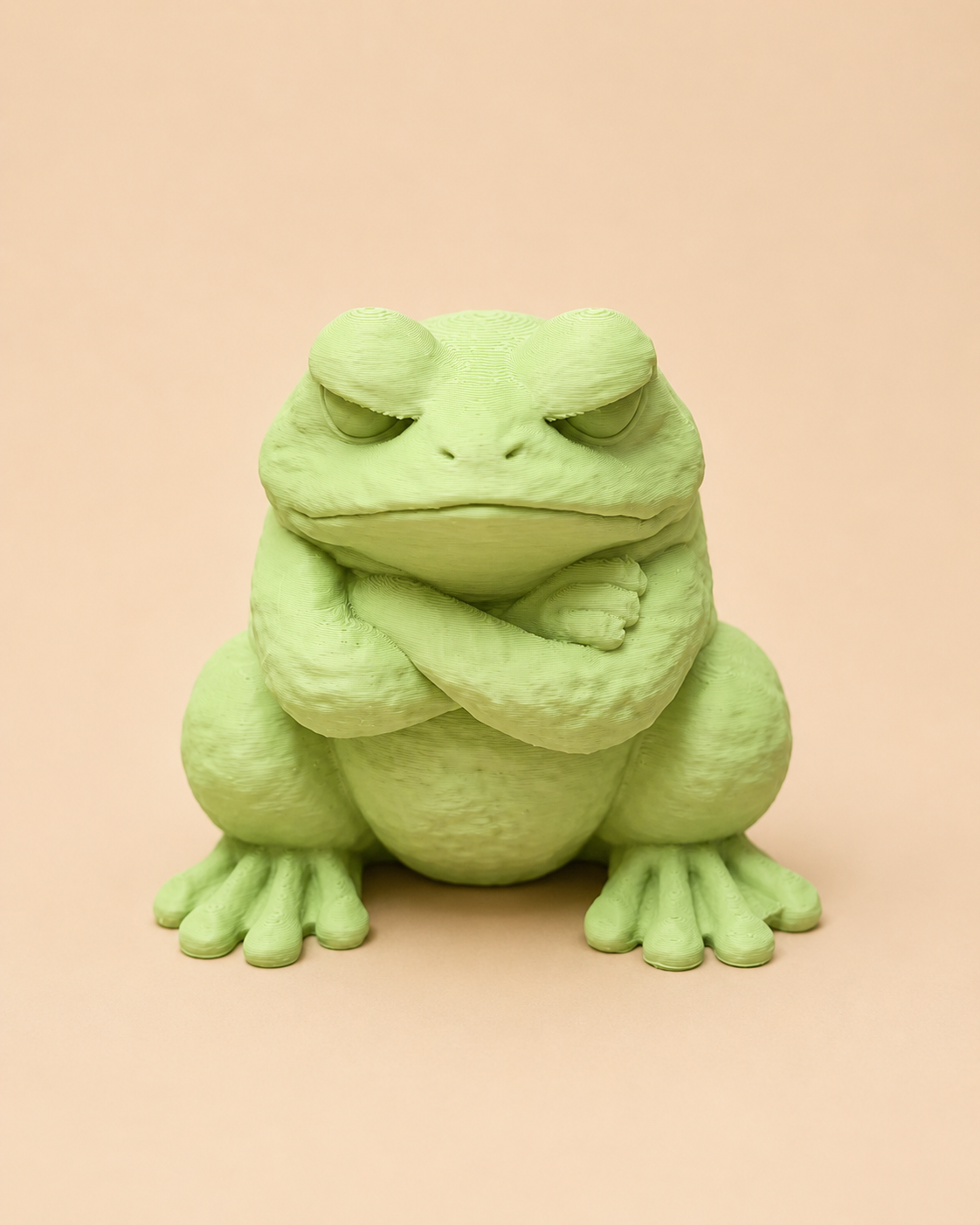 Miniatura 2 do modelo 3D Grumpy Frog