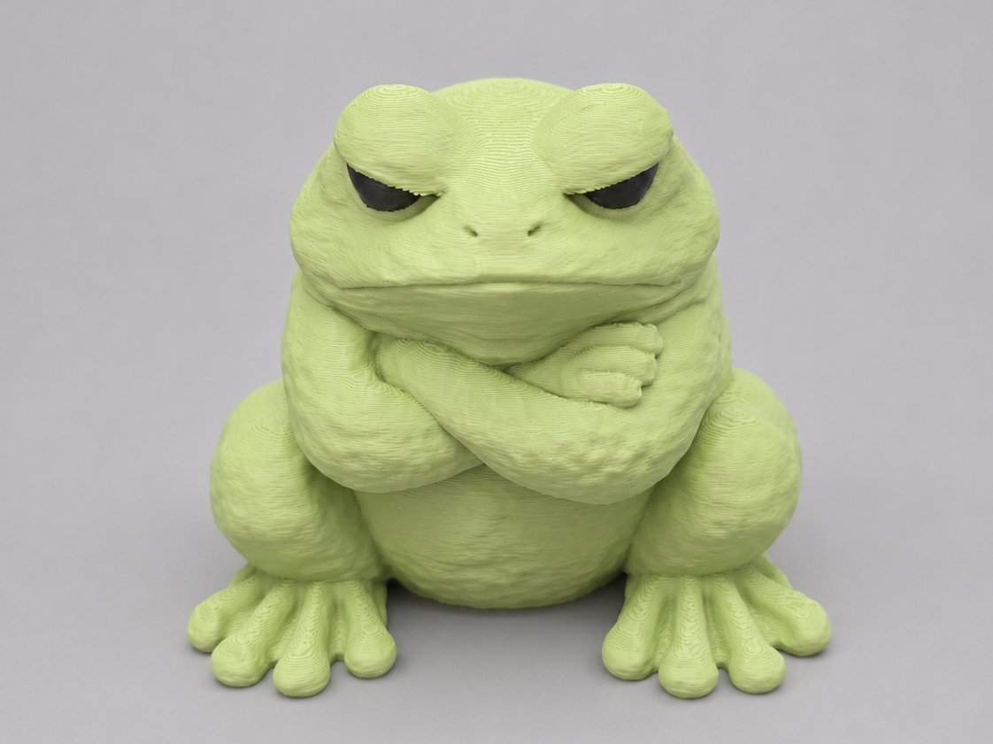 Grumpy Frog