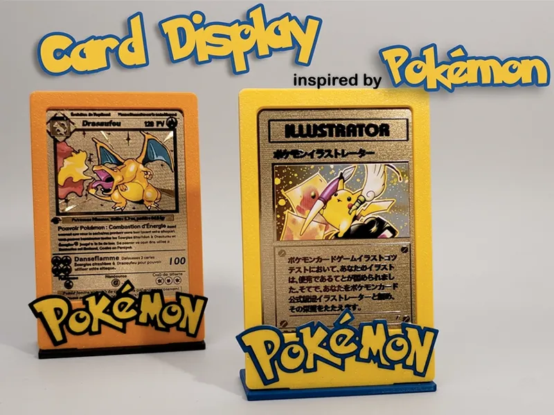 Card display compatible with Pokemon cards