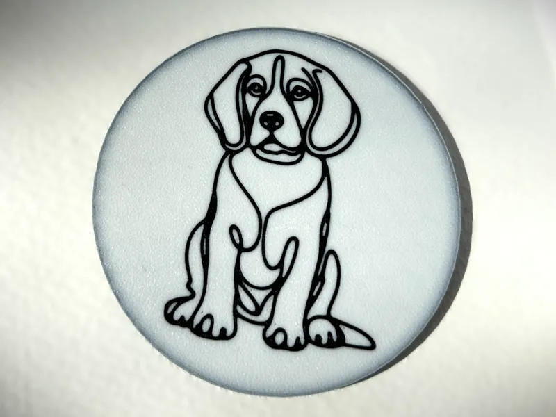 Cute Beagle Dog Coaster
