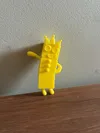 Single Color (Yellow) 0.2mm layer, 2 walls, 10% infill