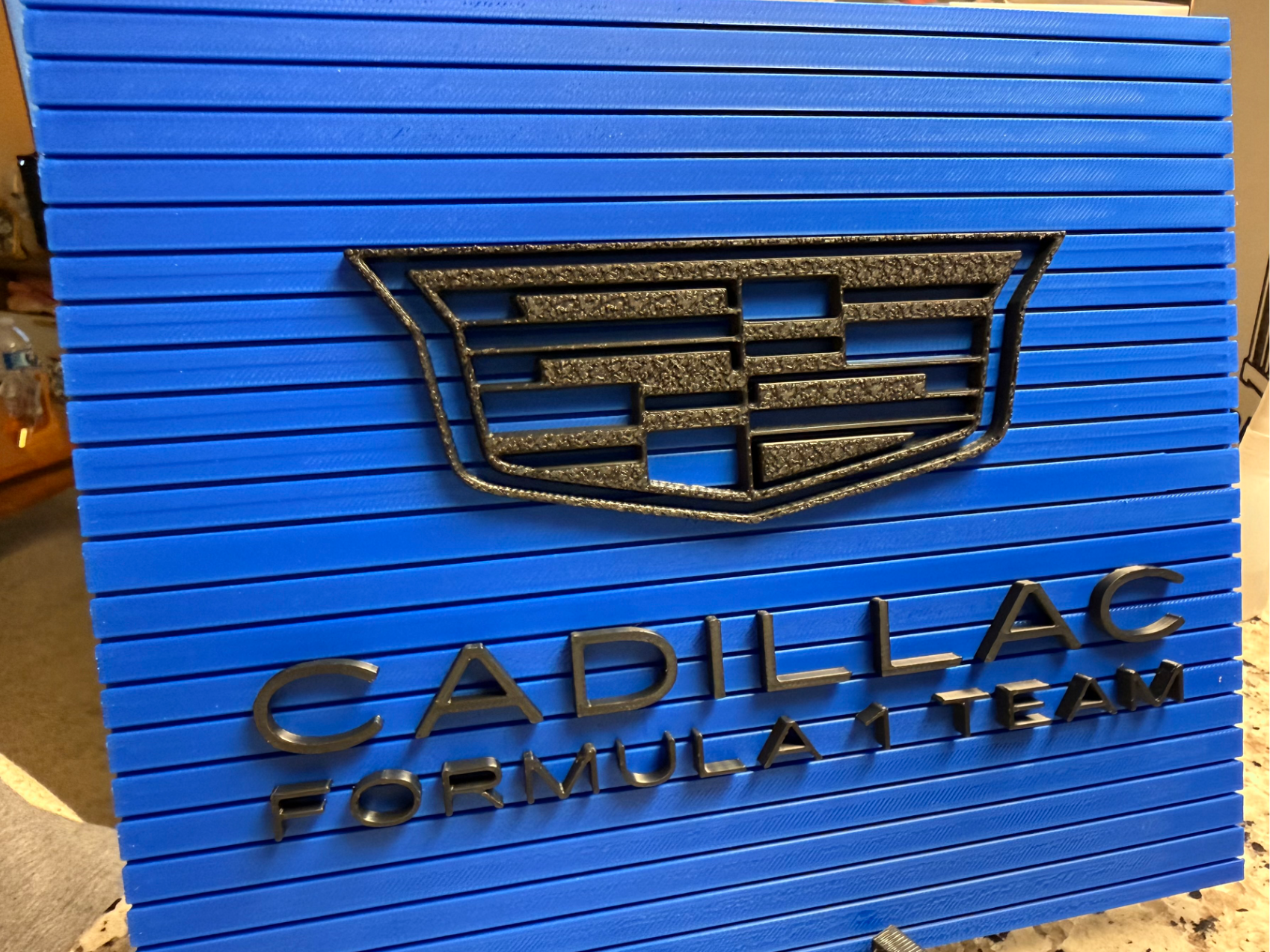 Cadillac F1 Art Plaque - Formula 1 Cadillac Decor