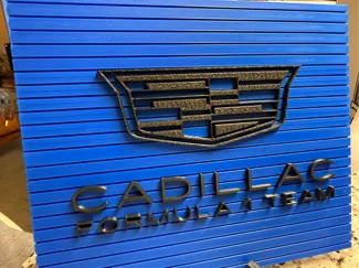 Cadillac F1 Art Plaque - Formula 1 Cadillac Decor