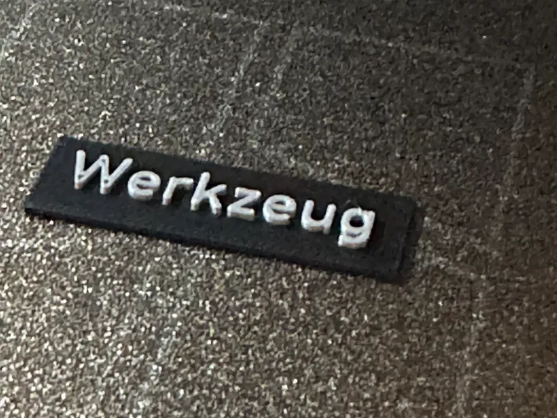 Ikea Kasten TJOG Schild Beschriftung