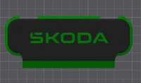Skoda Schriftzug