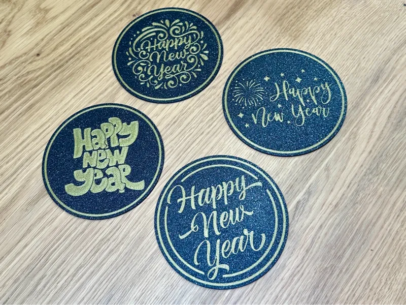 New Year's Eve Party Coasters
