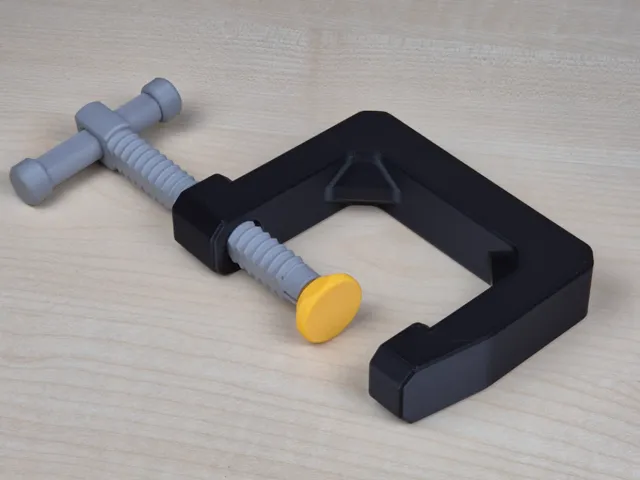 100% 3D-Printed C-Clamp