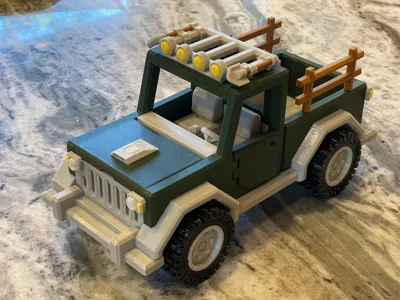 Snap Together Toy Truck