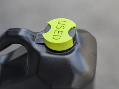 Used Oil cap marker