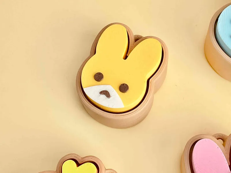 Bunny C — Fidget Clicker Keychains