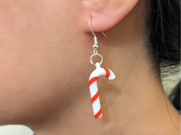 Candy Cane Earrings