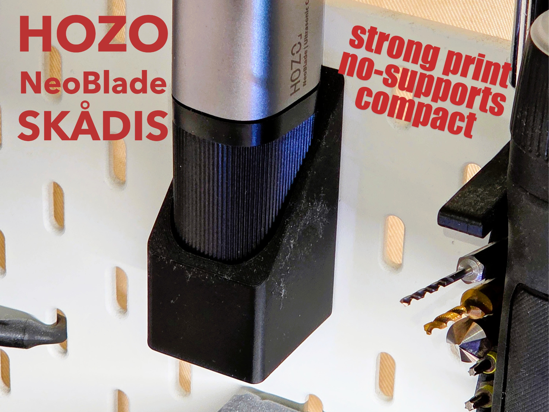HOZO NeoBlade SKADIS mount - compact / no-supports