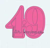 49. für immer Geschenkstecker