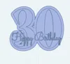 30. Happy Birthday Gift Topper