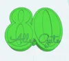 80th Gift Topper