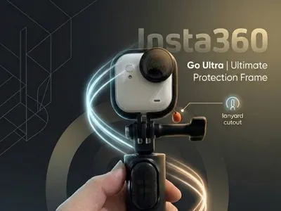 Go Ultra Quick-Release Protective Frame (with Lanyard Guide Slot) Integrated Lanyard Cutout