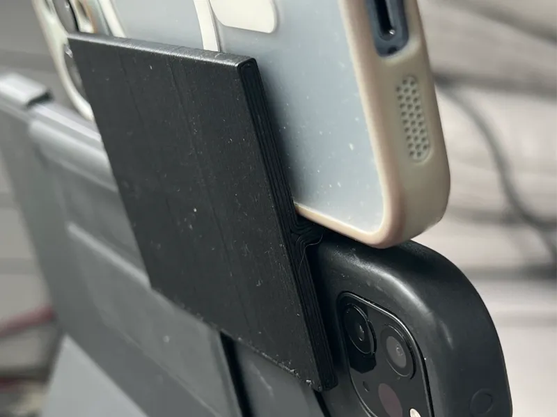 iPhone holder for iPad