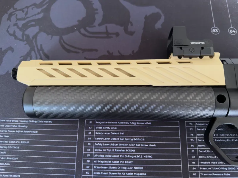 Huben GK1 Tacical Lauf Picatinny Schiene V2