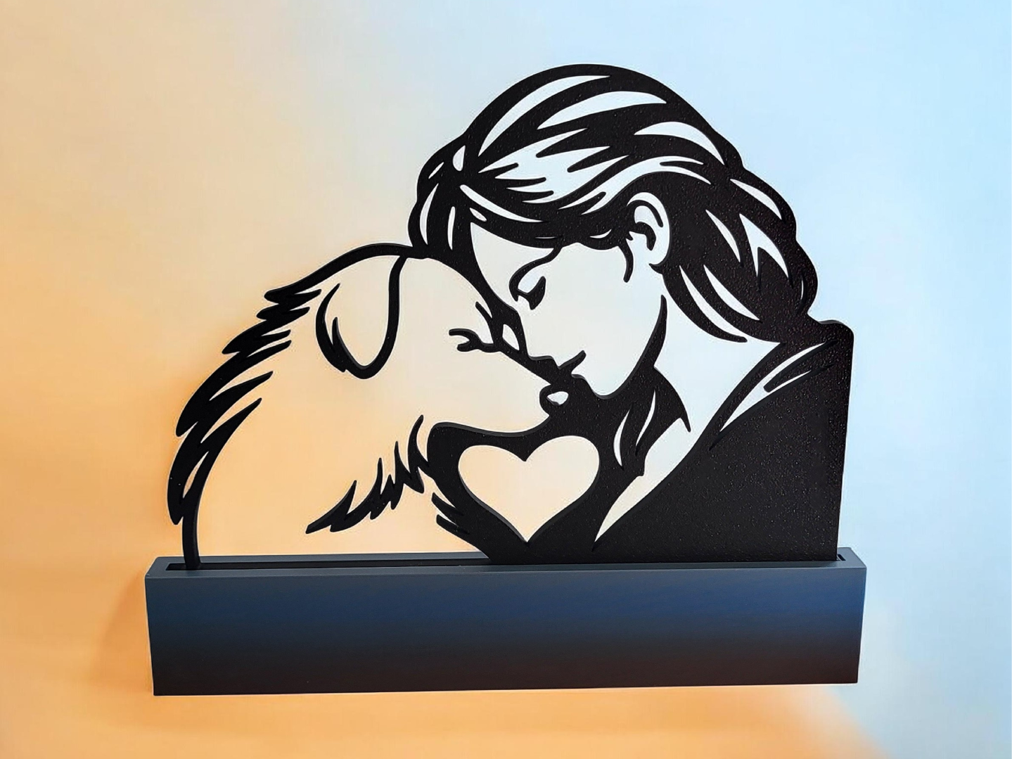 Heartfelt bond - Woman and dog