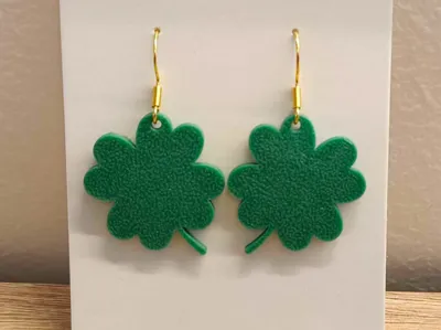 Four leaf clover earrings