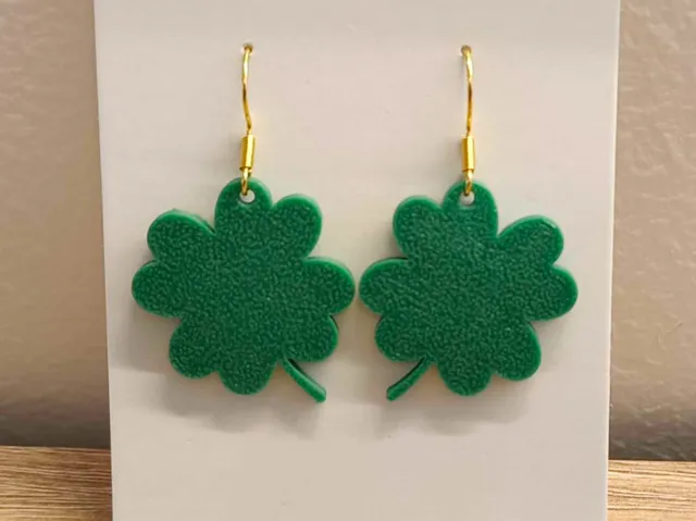 Four leaf clover earrings