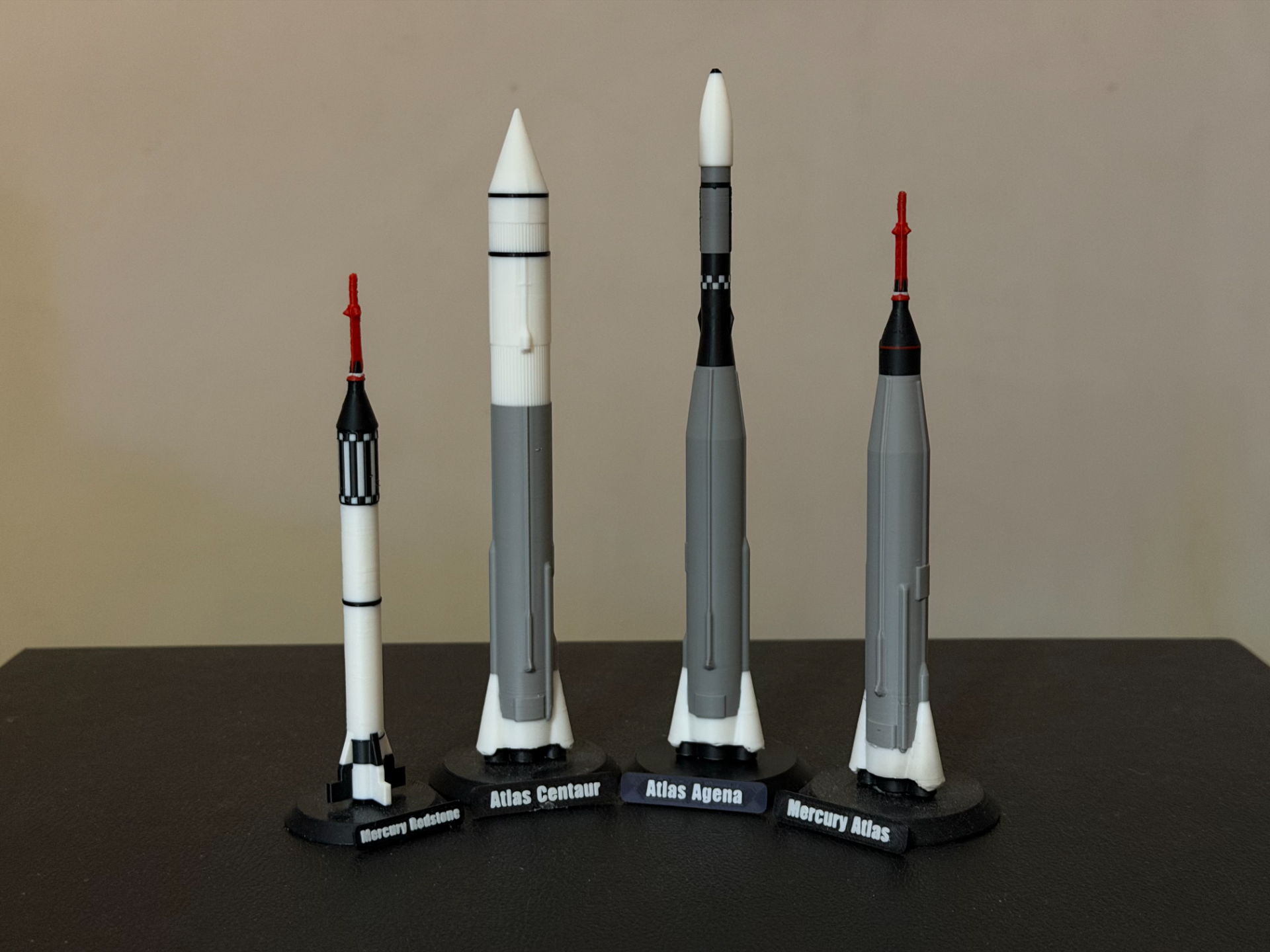 Early Nasa Rocket Garden 1:200 Scale