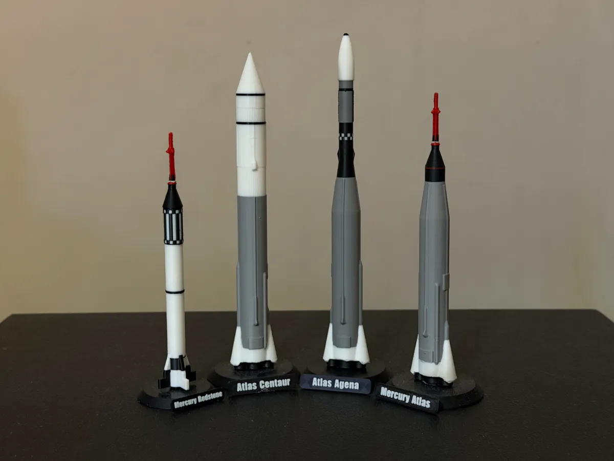 Jardin de fusées NASA à l'échelle 1:200