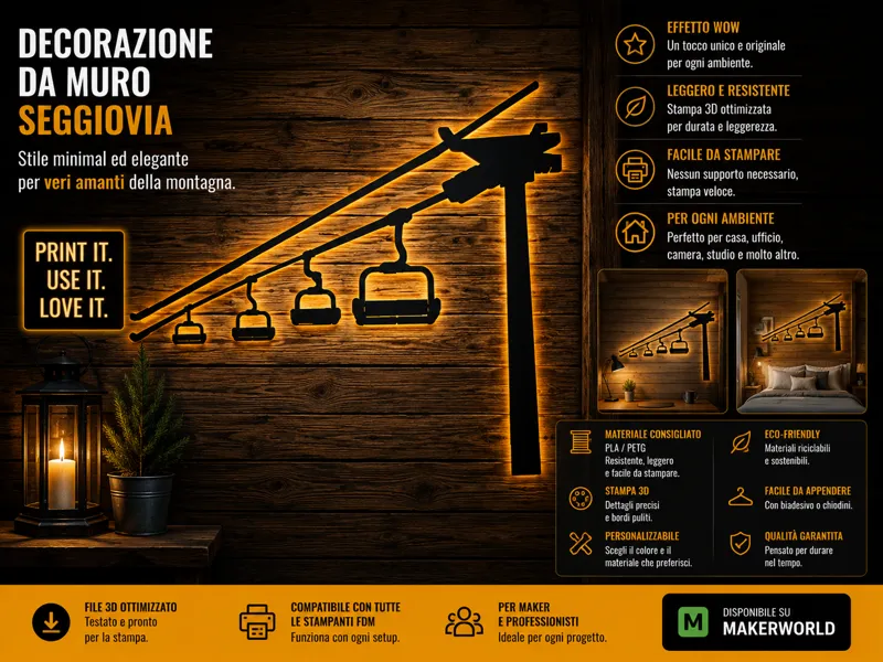 DECORAZIONE SEGGIOVIA COMPLETA