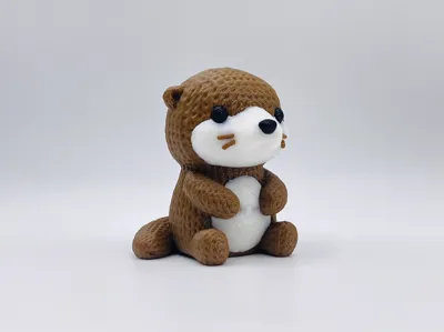 Knitted Otter