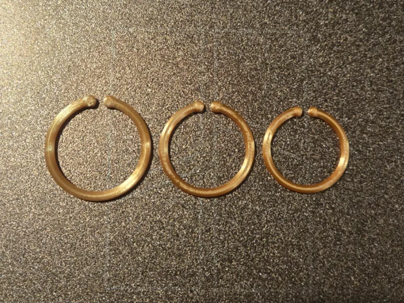 Fake Costume 30mm Hoop Earrings 