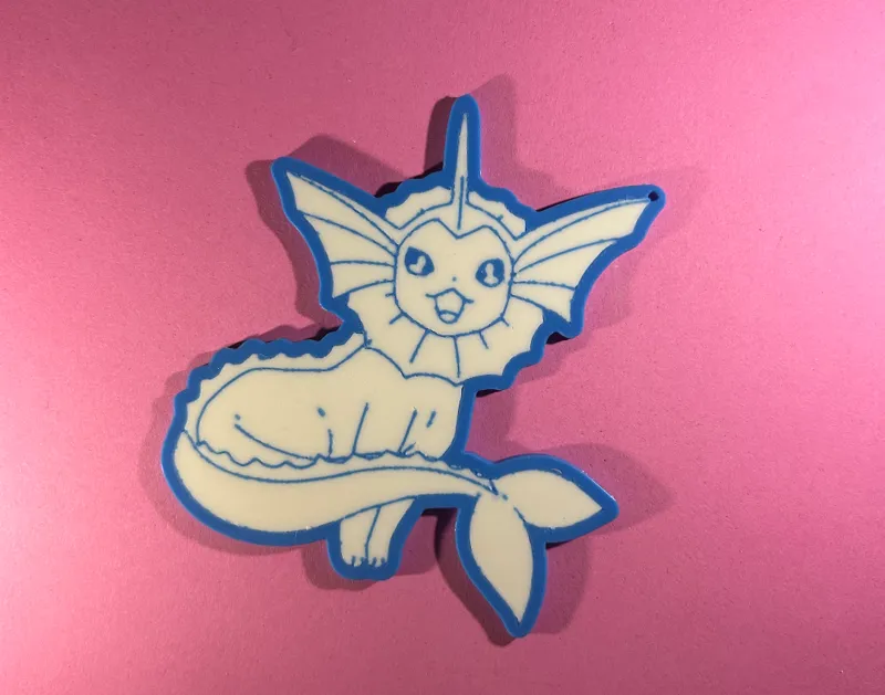 vaporeon keychain