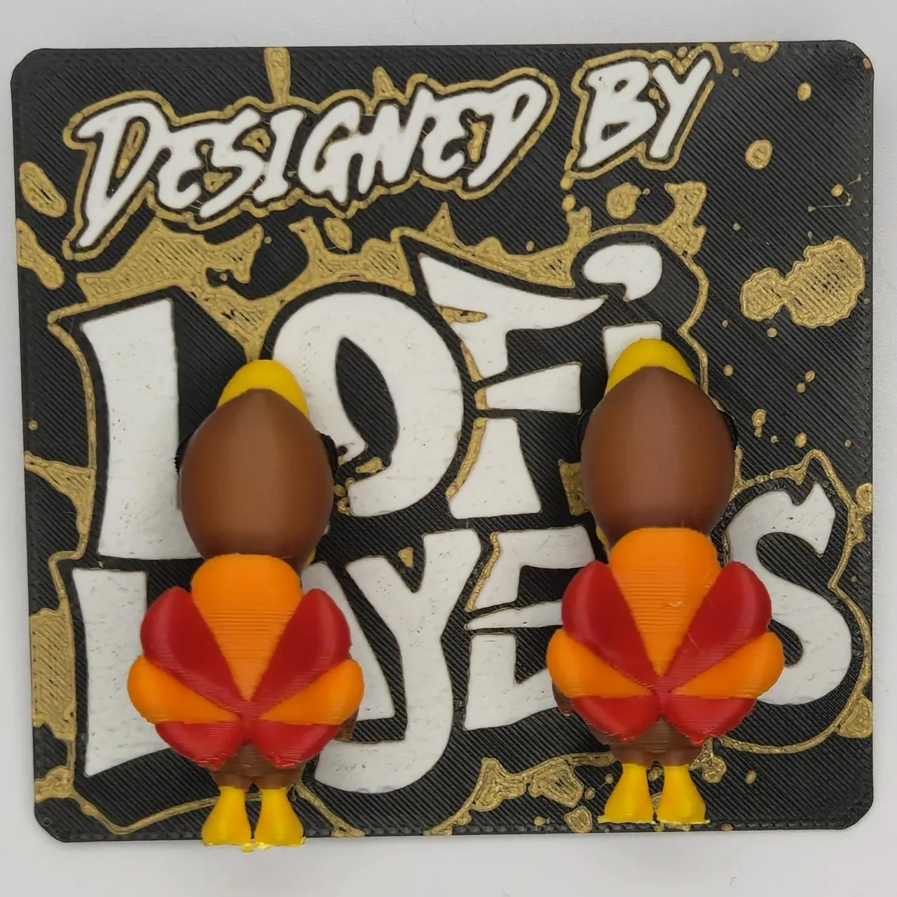 Turkey Chomper Earrings view 3