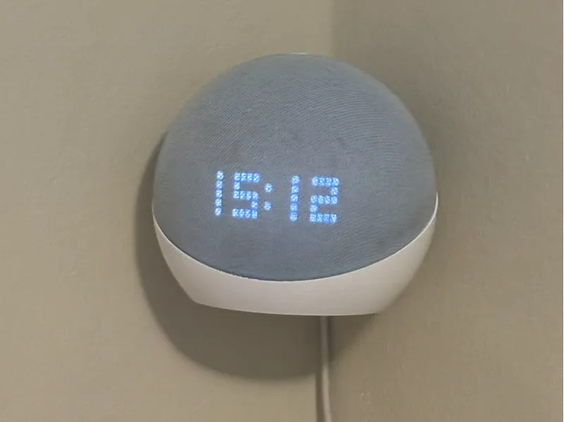 Alexa echo Dot Clock Eedtion 4 & 5 wall mount
