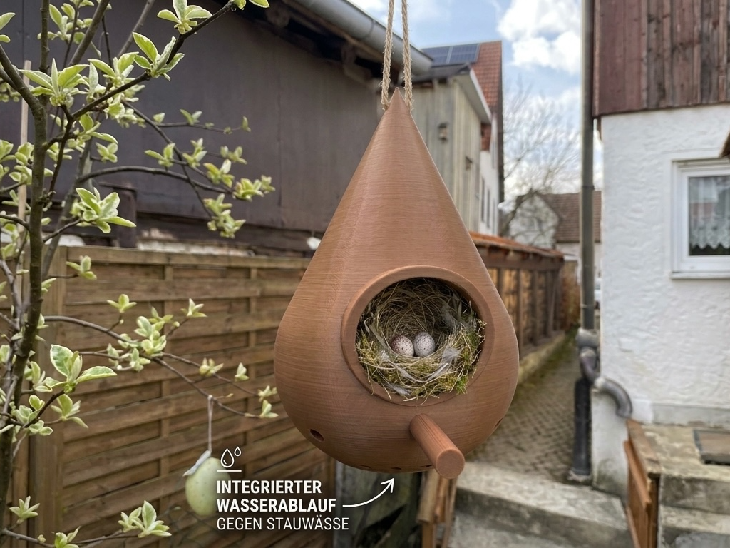 Hanging Birdhouse with Drainage– Nesting House