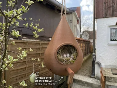 Hanging Birdhouse with Drainage– Nesting House
